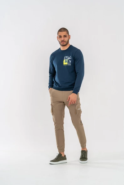Combat Tactical Outdoor Taktik Jogger Kargo Cepli Paraşüt Pantolon Safari - 518 - B27 - 2