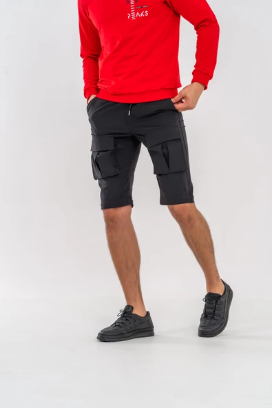 Combat Tactical Outdoor Şort Olabilen Pantolon Şort Bermuda Kapri Pantolon  –  519 - N21 - Resim 9