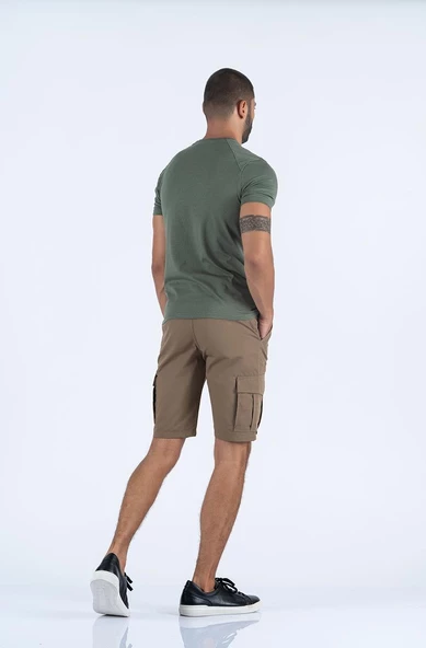 Combat Tactical Outdoor Bermuda Erkek Kapri Kargo Cepli Yürüyüş Şortu - 701 - 5