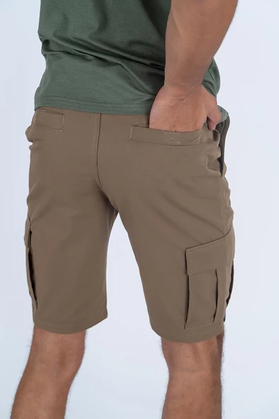 Combat Tactical Outdoor Bermuda Erkek Kapri Kargo Cepli Yürüyüş Şortu - 701 - 8