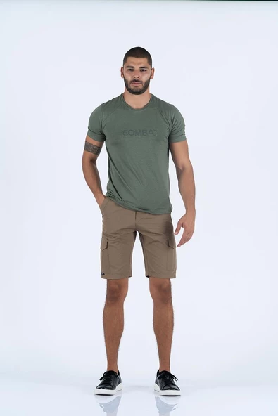 Combat Tactical Outdoor Bermuda Erkek Kapri Kargo Cepli Yürüyüş Şortu - 701 - 10