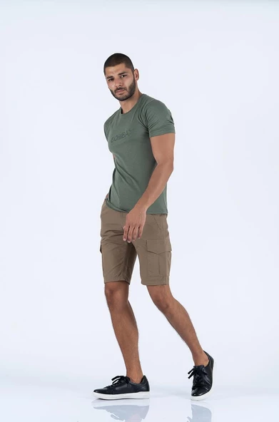 Combat Tactical Outdoor Bermuda Erkek Kapri Kargo Cepli Yürüyüş Şortu - 701 - 11