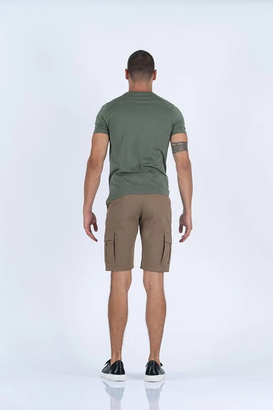Combat Tactical Outdoor Bermuda Erkek Kapri Kargo Cepli Yürüyüş Şortu - 701 - 9