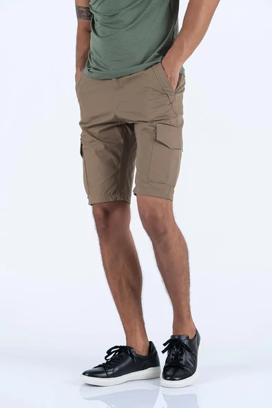 Combat Tactical Outdoor Bermuda Erkek Kapri Kargo Cepli Yürüyüş Şortu - 701 - 4