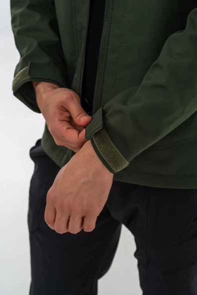 Combat Tactical Outdoor Taktik Mont Spor Kapüşonlu  Mont Mevsimlik Softjell Dik Yaka Mont - 314 - 4