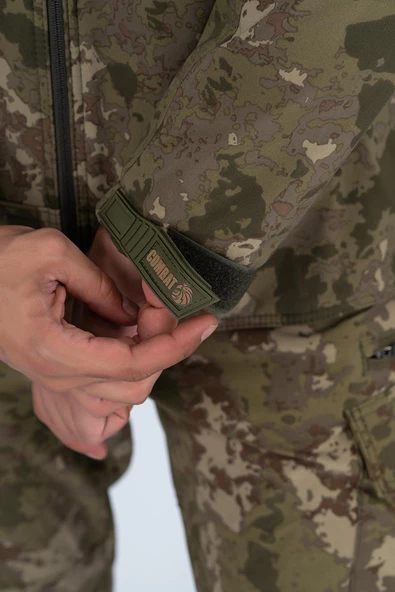 Combat Tactical Outdoor Kamuflaj Mont Su Rüzgar Geçirmez Erkek Softtjell Mont - 305 - 7