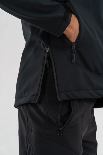 Combat Tactical Outdoor Taktik Mont Spor Kapüşonlu  Mont Mevsimlik Softjell Dik Yaka Mont - 314 - 7