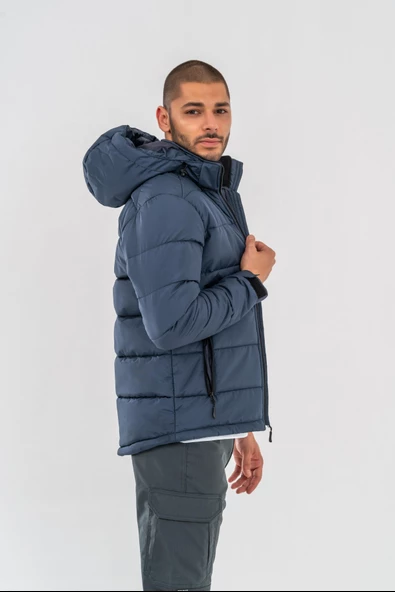 Combat Tactical Outdoor Mont Şişme Suya Dayanıklı Rüzgâr Geçirmez Dik Yaka Kapüşonlu Mont – 312 - 7