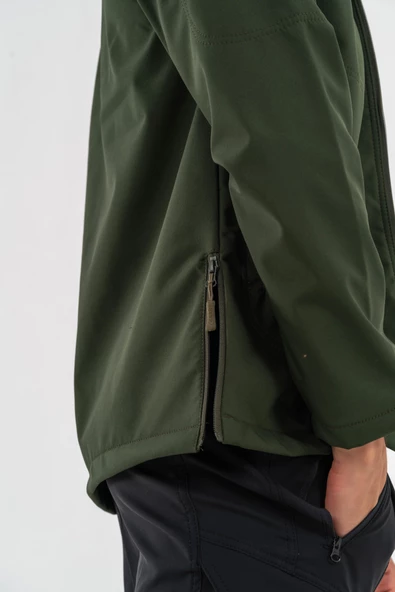 Combat Tactical Outdoor Taktik Mont Spor Kapüşonlu  Mont Mevsimlik Softjell Dik Yaka Mont - 314 - 6
