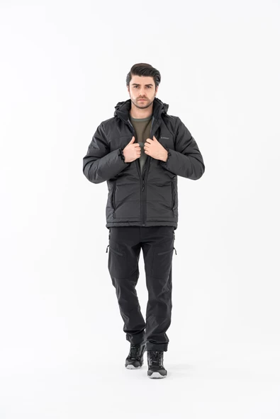 Combat Tactical Outdoor Mont Şişme Suya Dayanıklı Rüzgâr Geçirmez Dik Yaka Kapüşonlu Mont – 312 - 7