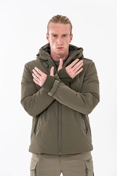 Combat Tactical Outdoor Şişme Mont Kapüşonlu Novo - 319 - 5
