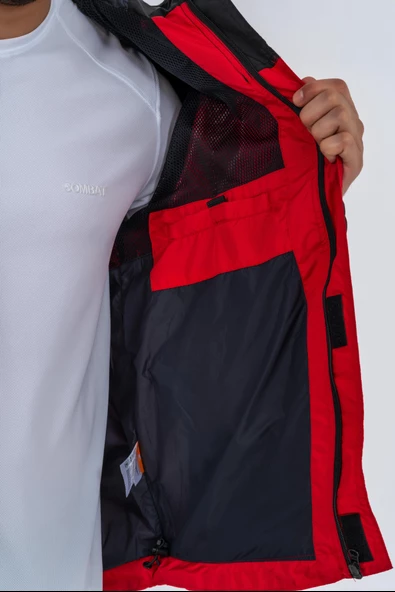 Combat Tactical Outdoor  Mevsimlik Su Geçirmez Yağmurluk Mont Kapüşonlu Rüzgârlık Mont - 606 - 5
