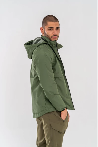 Combat Tactical Outdoor Mevsimlik Su Geçirmez Yağmurluk Mont Kapüşonlu Rüzgârlık Mont - 605 - 10