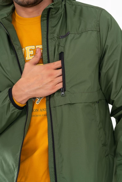 Combat Tactical Outdoor Mevsimlik Su Geçirmez Yağmurluk Mont Kapüşonlu Rüzgârlık Mont - 605 - 11