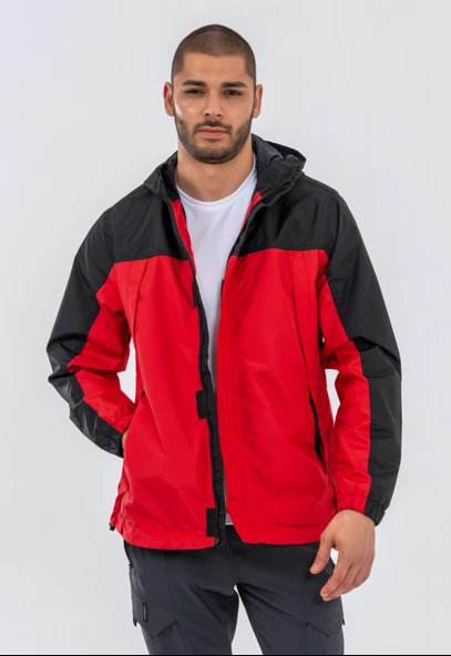 Combat Tactical Outdoor  Mevsimlik Su Geçirmez Yağmurluk Mont Kapüşonlu Rüzgârlık Mont - 606 - 9