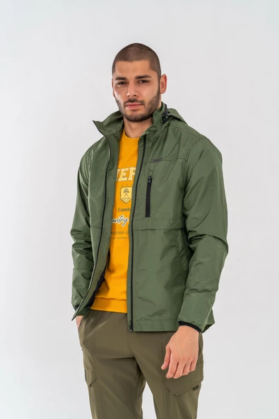 Combat Tactical Outdoor Mevsimlik Su Geçirmez Yağmurluk Mont Kapüşonlu Rüzgârlık Mont - 605 - 8