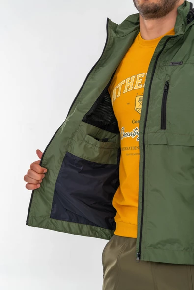 Combat Tactical Outdoor Mevsimlik Su Geçirmez Yağmurluk Mont Kapüşonlu Rüzgârlık Mont - 605 - 7