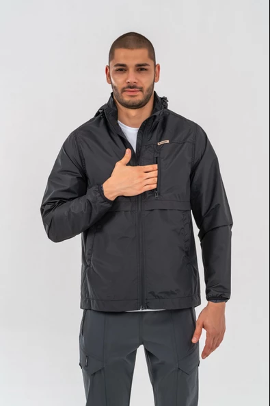 Combat Tactical Outdoor Mevsimlik Su Geçirmez Yağmurluk Mont Kapüşonlu Rüzgârlık Mont - 605 - 4