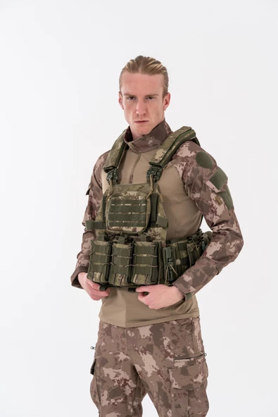 Combat Tactikal Fırtına Atak Hücum Yeleği Göbek Üstü - 202 - 6