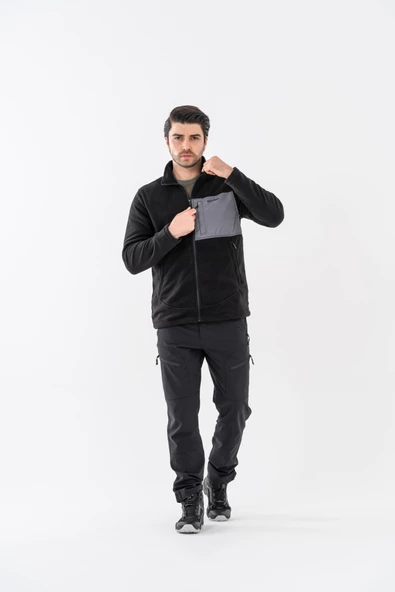 Combat Tactical Outdoor Taktik Hırka Dik Yaka Polar Fermuarlı Polar - 325 - 7