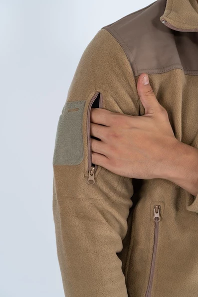 Bikatex Taktik Dik Yaka Erkek Polar Mont - 321 - 6