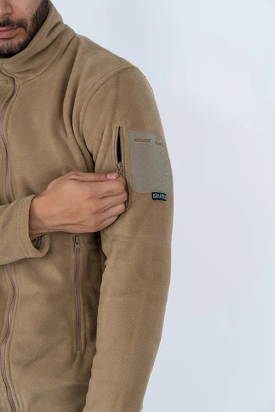 Bikatex Taktik Dik Yaka Erkek Polar Mont - 320 - 8
