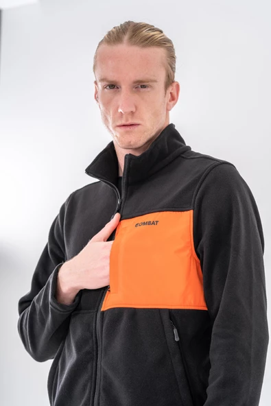 Combat Tactical Outdoor Taktik Hırka Dik Yaka Polar Fermuarlı Polar - 325 - 9