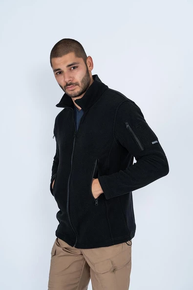 Bikatex Taktik Dik Yaka Erkek Polar Mont - 320 - 6