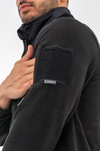 Combat Tactical Outdoor Taktik Hırka Dik Yaka Polar Fermuarlı Polar-322 - 2