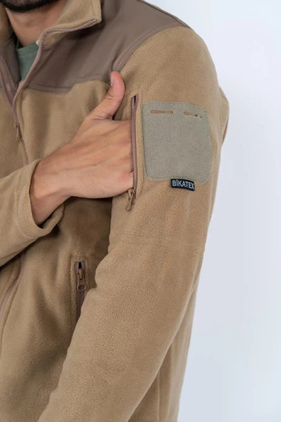Bikatex Taktik Dik Yaka Erkek Polar Mont - 321 - 5