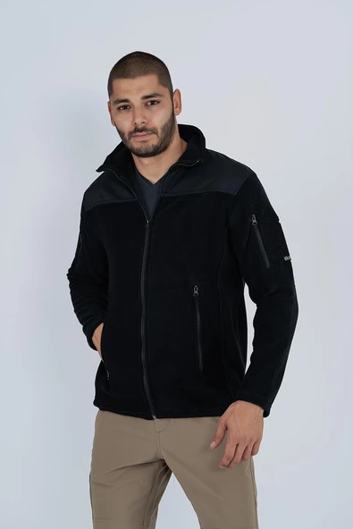 Bikatex Taktik Dik Yaka Erkek Polar Mont - 321 - 11
