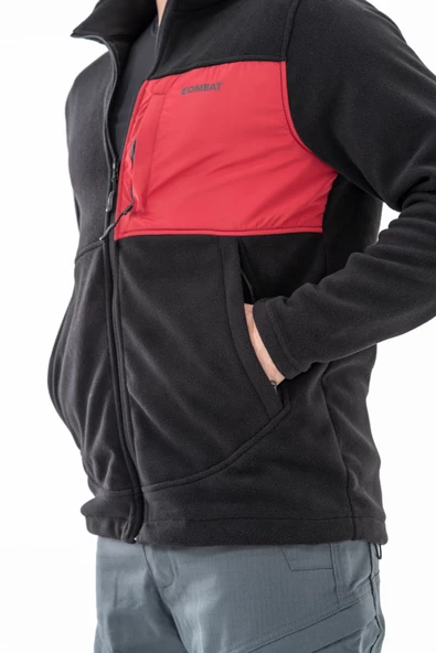 Combat Tactical Outdoor Taktik Hırka Dik Yaka Polar Fermuarlı Polar - 325 - 4