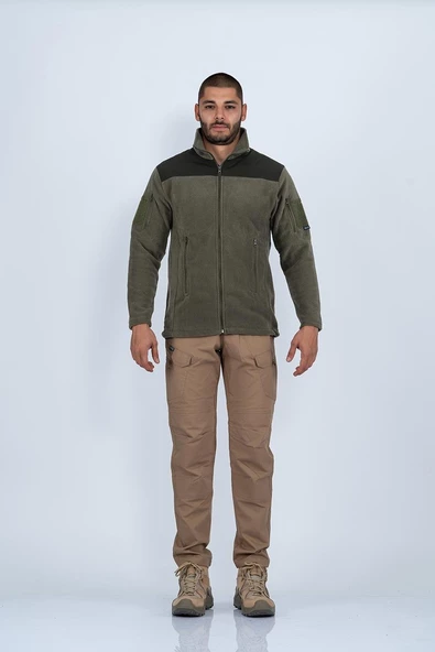 Bikatex Taktik Dik Yaka Erkek Polar Mont - 321 - 4