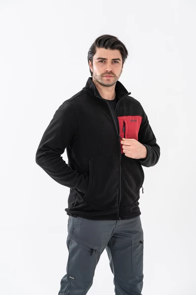 Combat Tactical Outdoor Taktik Hırka Dik Yaka Polar Fermuarlı Polar - 325 - 12