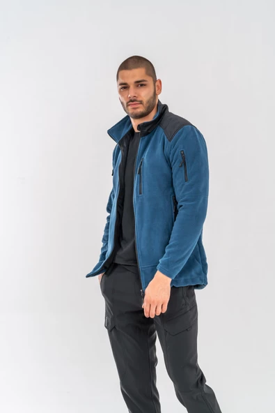 Combat Tactical Outdoor Taktik Hırka Dik Yaka Polar Fermuarlı Polar-322 - 7
