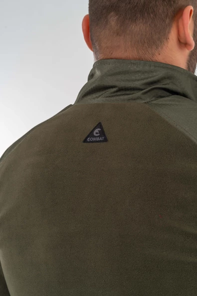 Combat Tactical Outdoor Taktik Hırka Dik Yaka Polar Fermuarlı Polar-322 - 7