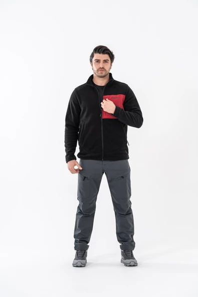 Combat Tactical Outdoor Taktik Hırka Dik Yaka Polar Fermuarlı Polar - 325 - 8