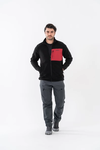 Combat Tactical Outdoor Taktik Hırka Dik Yaka Polar Fermuarlı Polar - 325 - 6