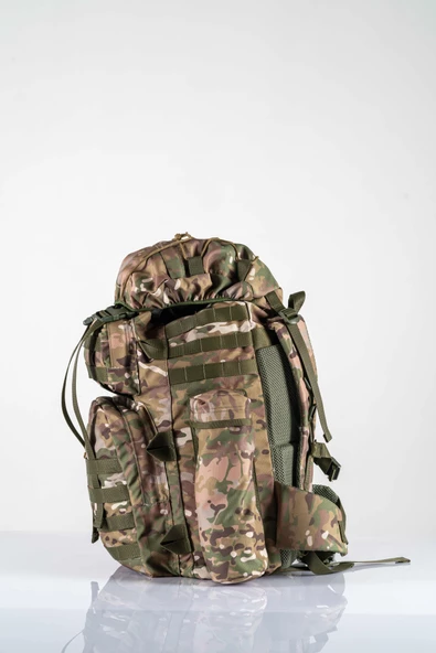 Bikatex 80 Lt Sırt Çantası Büyük Outdoor Kamp Dağcı Askeri Yürüyüş Seyahat Tactical Çanta 80 Lt  -  656 - 3