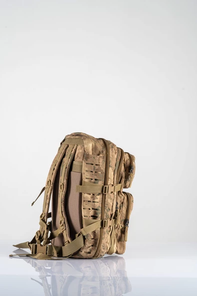 Combat Tactical Outdoor Taktik 45 Lt Askeri Sırt Çantası Su Geçirmez Yürüyüş Seyahat Dağcı Kamp Trekking Sırt Çantası - 654 - 5