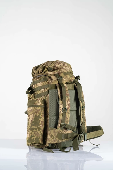 Bikatex 80 Lt Sırt Çantası Büyük Outdoor Kamp Dağcı Askeri Yürüyüş Seyahat Tactical Çanta 80 Lt  -  656 - 5