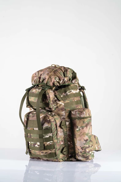Bikatex 80 Lt Sırt Çantası Büyük Outdoor Kamp Dağcı Askeri Yürüyüş Seyahat Tactical Çanta 80 Lt  -  656 - 2