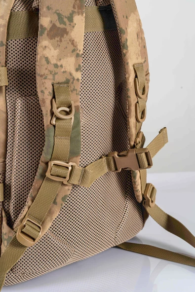 Combat Tactical Outdoor Taktik 65 Lt Sırt Çantası Su Geçirmez Yürüyüş Seyahat Dağcı Kamp Trekking Sırt Çantası -651 - 8