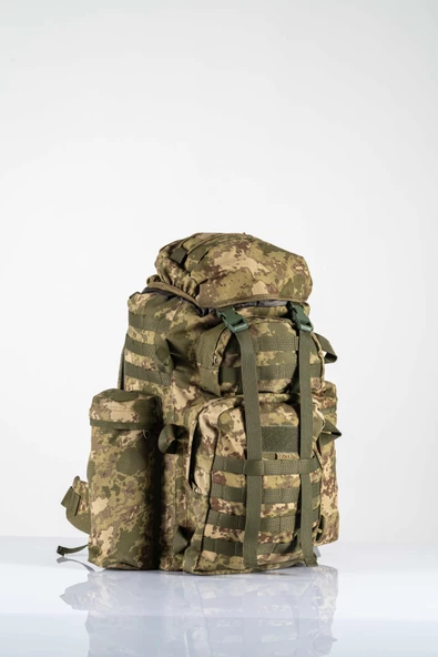 Bikatex 80 Lt Sırt Çantası Büyük Outdoor Kamp Dağcı Askeri Yürüyüş Seyahat Tactical Çanta 80 Lt  -  656 - 2