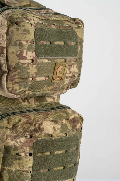 Combat Tactical Outdoor Taktik 45 Lt Askeri Sırt Çantası Su Geçirmez Yürüyüş Seyahat Dağcı Kamp Trekking Sırt Çantası - 654 - 8
