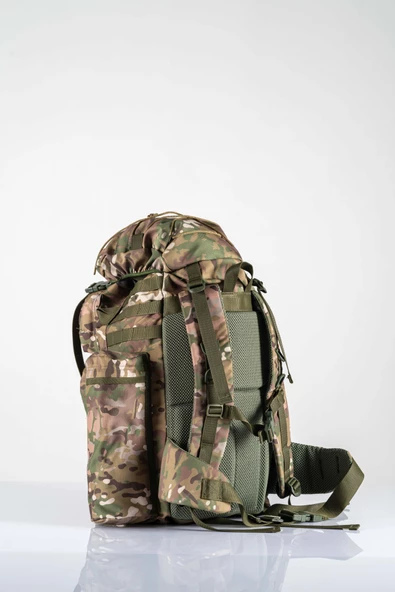 Bikatex 80 Lt Sırt Çantası Büyük Outdoor Kamp Dağcı Askeri Yürüyüş Seyahat Tactical Çanta 80 Lt  -  656 - 4