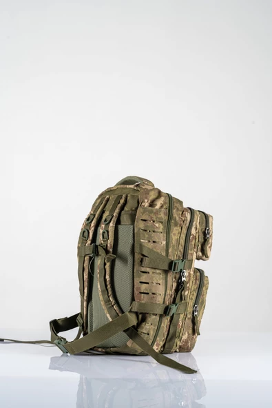 Combat Tactical Outdoor Taktik 45 Lt Askeri Sırt Çantası Su Geçirmez Yürüyüş Seyahat Dağcı Kamp Trekking Sırt Çantası - 654 - 4