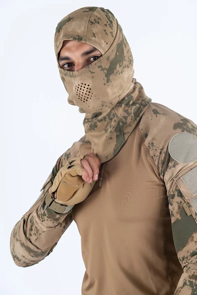 Combat Tactical Outdoor Balaklava Kar Maskesi Kışlık Boyunluk Maske - 041