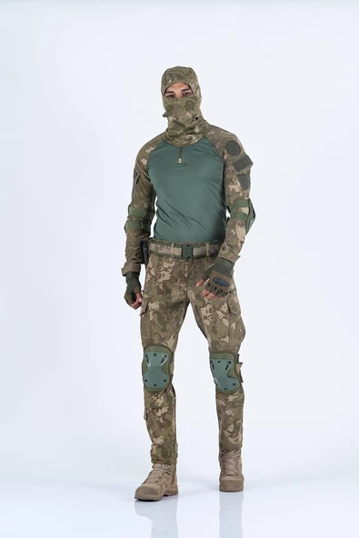 Combat Tactical Outdoor Balaklava Kar Maskesi Kışlık Boyunluk Maske - 041 - 6