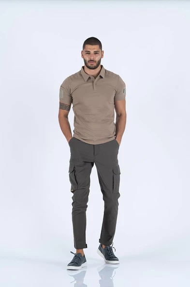 Combat Tactical Outdoor Taktik Trekking Kargo Cepli Pantolon - 534 - Resim 3